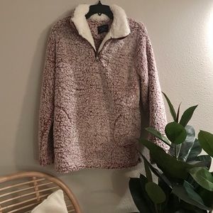 NWT Love Tree Sherpa Pullover